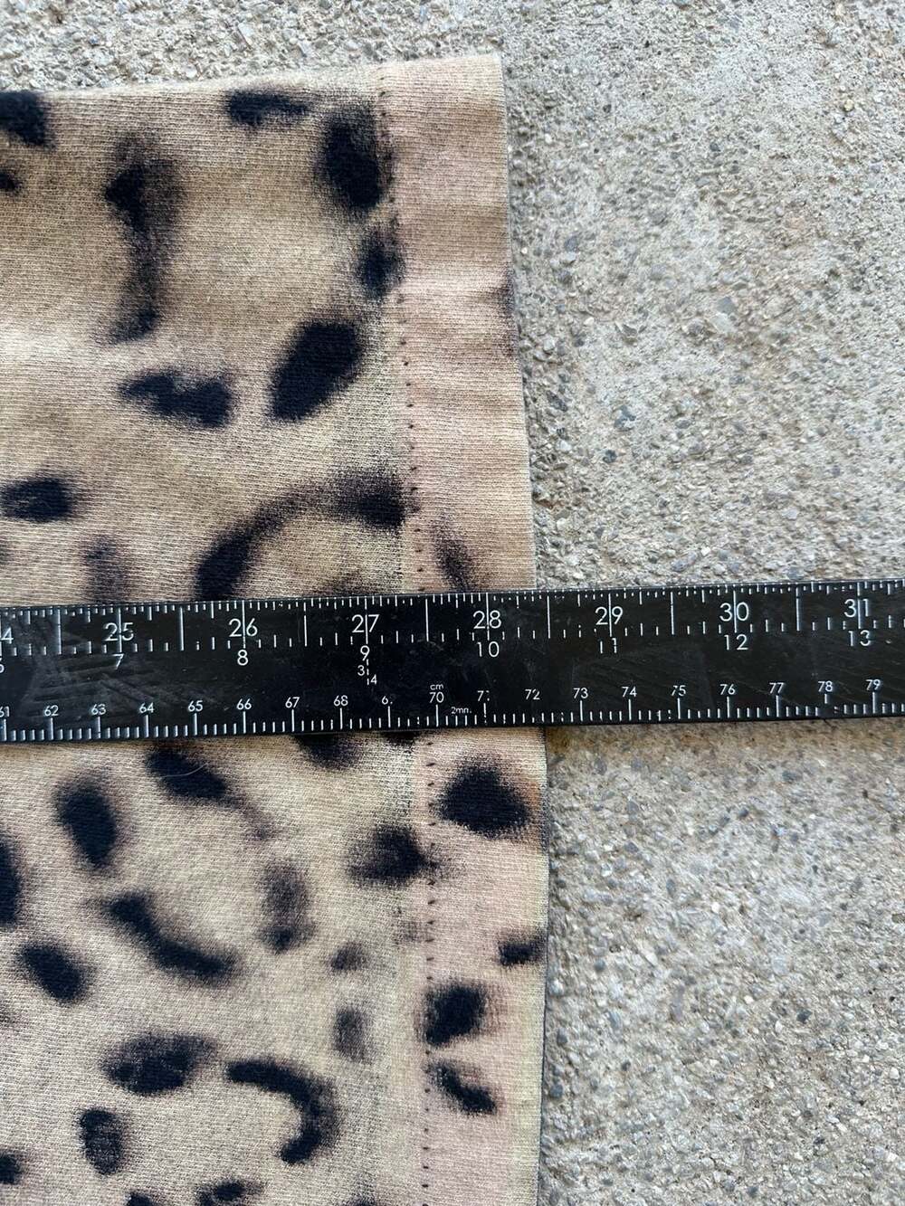 Vintage 90s Liquid Blue Leopard Split Face Graphic T-Shirt Size M - Picture 5 of 5